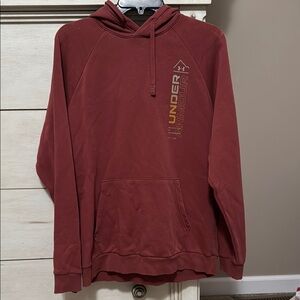 Under Armour Men's rust red hoodie
